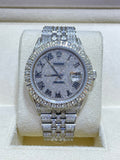 Iced out Rolex