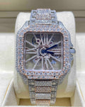 Iced out Cartier skeleton