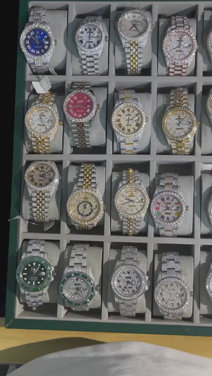 Iced out Rolex